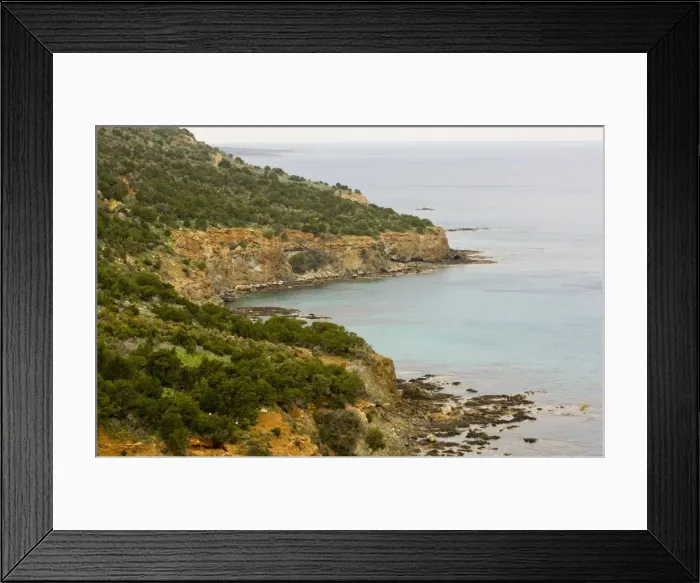 Framed Print : Wild north coast of the Akamas Peninsula, proposed National Park; Greek Cyprus (south) Framed Print : Wild north coast of the Akamas Peninsula, proposed National Park; Greek Cyprus (south)