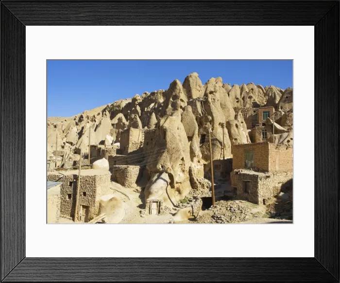 Framed Print : Kandovan village, Iran. Homes carved into volcanic rock; the village dates back to 13th century Framed Print : Kandovan village, Iran. Homes carved into volcanic rock; the village dates back to 13th century