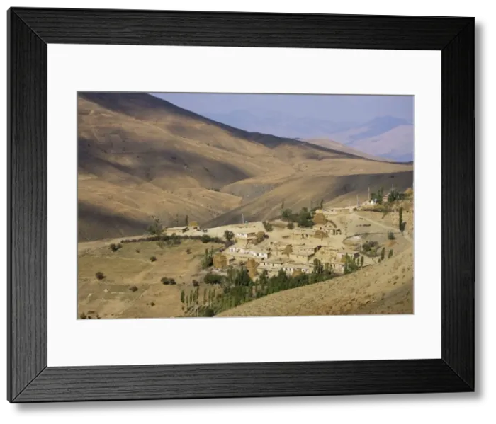 Framed Print : Village in Alborz Mountains, Iran Framed Print : Village in Alborz Mountains, Iran