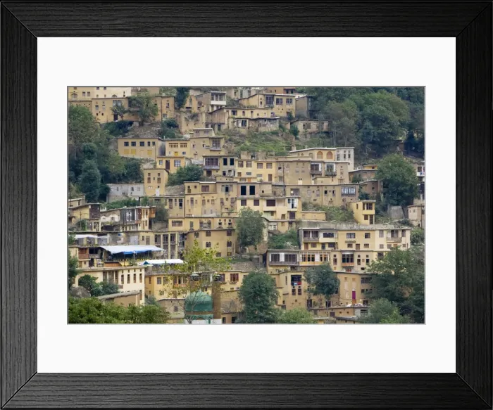 Framed Print : Massouleh village - Iran - at least 1, 000 years old; the roof of one level of houses forms the pathway of the level above. Iran Framed Print : Massouleh village - Iran - at least 1, 000 years old; the roof of one level of houses forms the pathway of the level above. Iran