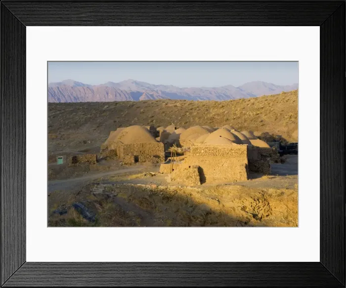 Framed Print : Choupanan Village, Iran. Small, isolated traditional village in countryside of Iran Framed Print : Choupanan Village, Iran. Small, isolated traditional village in countryside of Iran