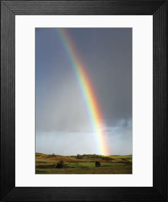 Framed Print : Rainbow - and March showers over NP Herdade de Sao Marcos Great Bustard Reserve, beside Castro Verde, Alentejo, Portugal Framed Print : Rainbow - and March showers over NP Herdade de Sao Marcos Great Bustard Reserve, beside Castro Verde, Alentejo, Portugal