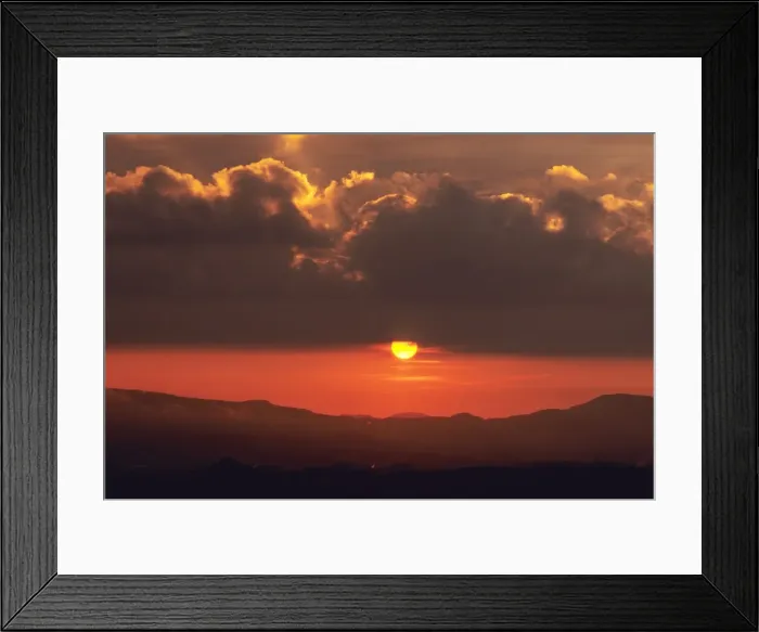 Framed Print : Stormy Sky - at sunset, over Habichtswald, Kasssel, North hessen, Germany Framed Print : Stormy Sky - at sunset, over Habichtswald, Kasssel, North hessen, Germany