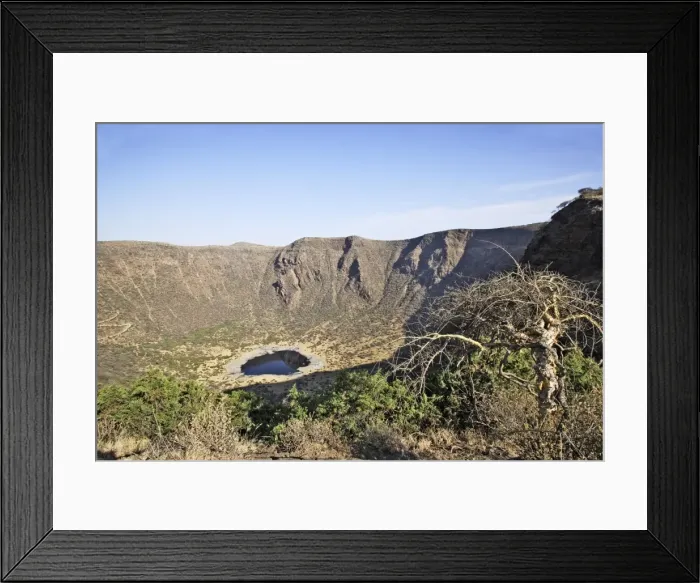 Framed Print : Salt Lake crater. El Sod - Yabelo area - South Ethiopia Framed Print : Salt Lake crater. El Sod - Yabelo area - South Ethiopia