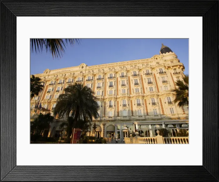 Framed Print : Hotel Carlton - Nice - France Framed Print : Hotel Carlton - Nice - France