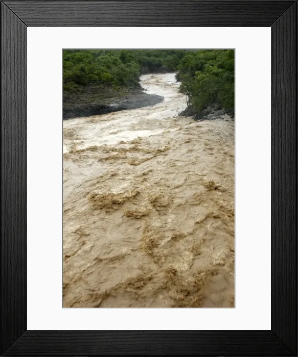 Framed Print : Ethiopia - floods of the Omo River in the south of Ethiopia Framed Print : Ethiopia - floods of the Omo River in the south of Ethiopia
