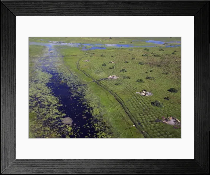 Framed Print : Zambia Flight over Bangweuleu marshes Framed Print : Zambia Flight over Bangweuleu marshes