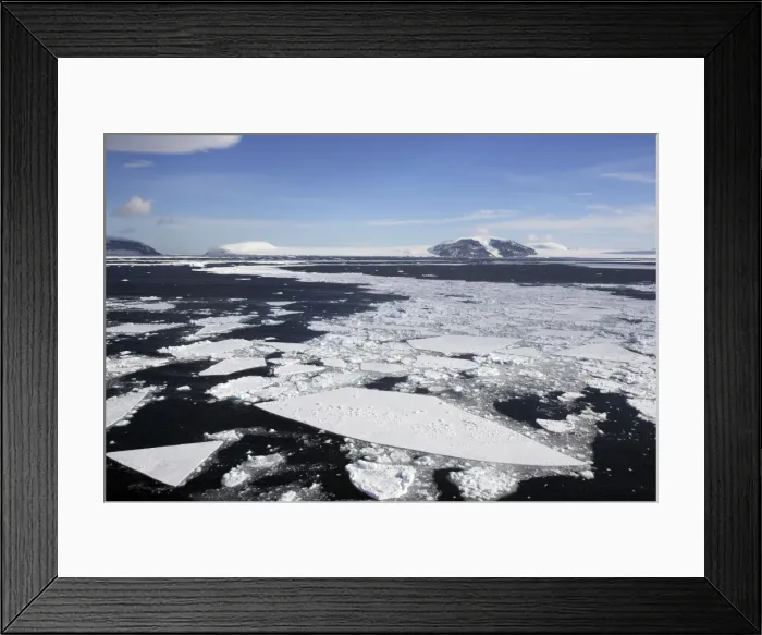 Framed Print : Pack Ice in Antarctica Framed Print : Pack Ice in Antarctica