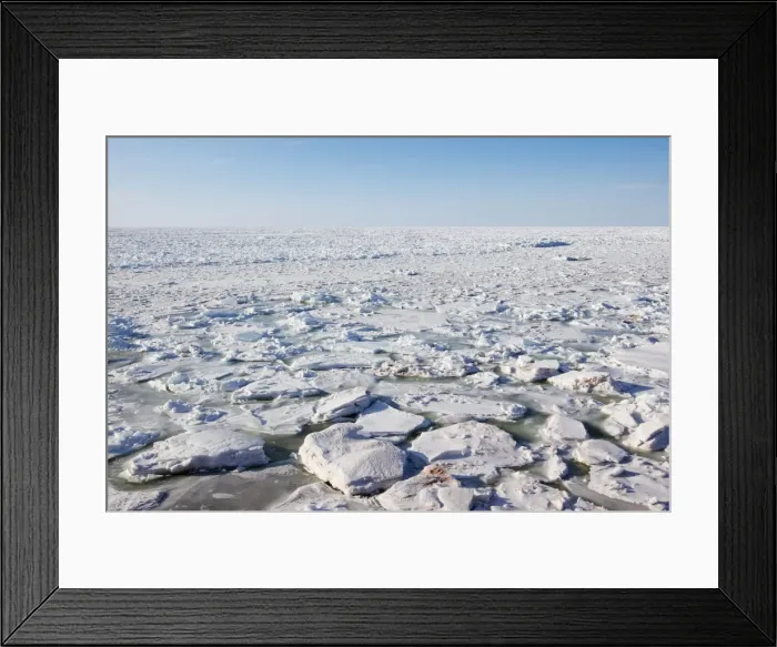 Framed Print : Ice Floe Magdalen islands Canada Framed Print : Ice Floe Magdalen islands Canada