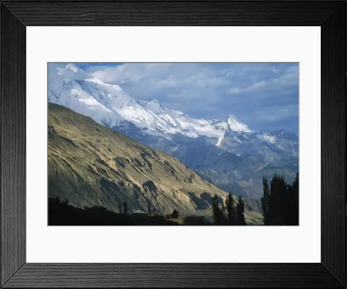 Framed Print : Pakistan - Rakaposhi Mountain Karimabad, Hunza Valley, Pakistan Framed Print : Pakistan - Rakaposhi Mountain Karimabad, Hunza Valley, Pakistan