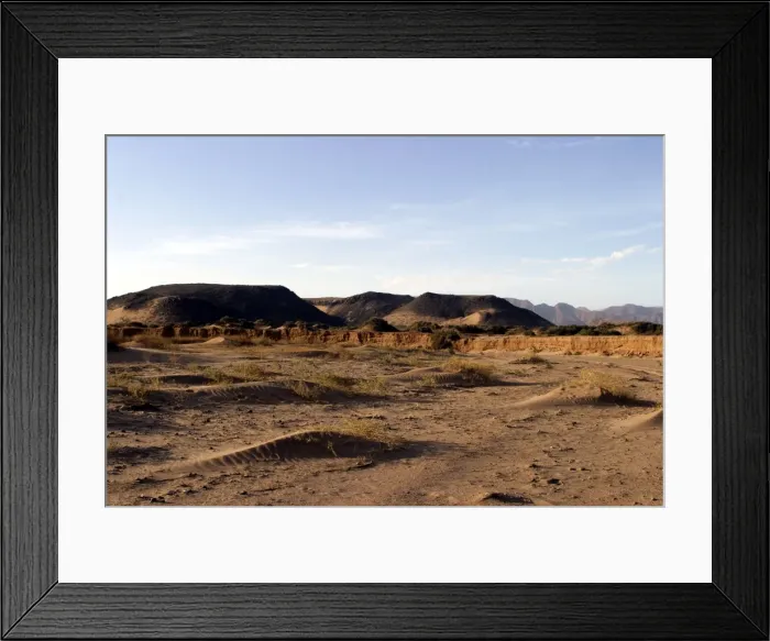Framed Print : Huab River. Dry river bed, Namibia Framed Print : Huab River. Dry river bed, Namibia