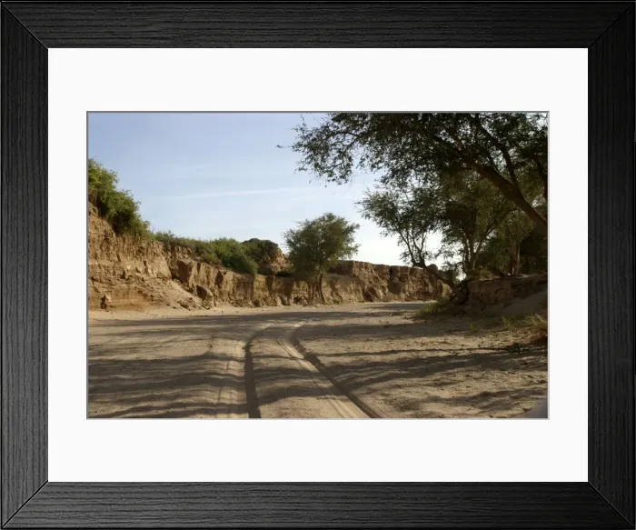Framed Print : Huab River Dry river bed, Namibia Framed Print : Huab River Dry river bed, Namibia