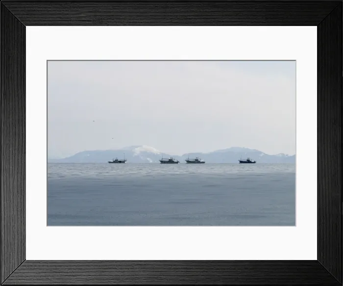 Framed Print : Fishing - East of Hokkaido near the Russian islands (used to belong to Russia) Japan Framed Print : Fishing - East of Hokkaido near the Russian islands (used to belong to Russia) Japan
