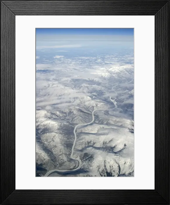 Framed Print : Siberia - Okhotsk's Province, aerial Framed Print : Siberia - Okhotsk's Province, aerial