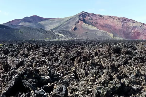 Vast expanse of volcanic lava - Lanzarote experienced three eruptions in 1730, 1736 and 1824 and there is much evidence of it especially on the west side. The area is almost completely lacking in bird, animal and plant life. March