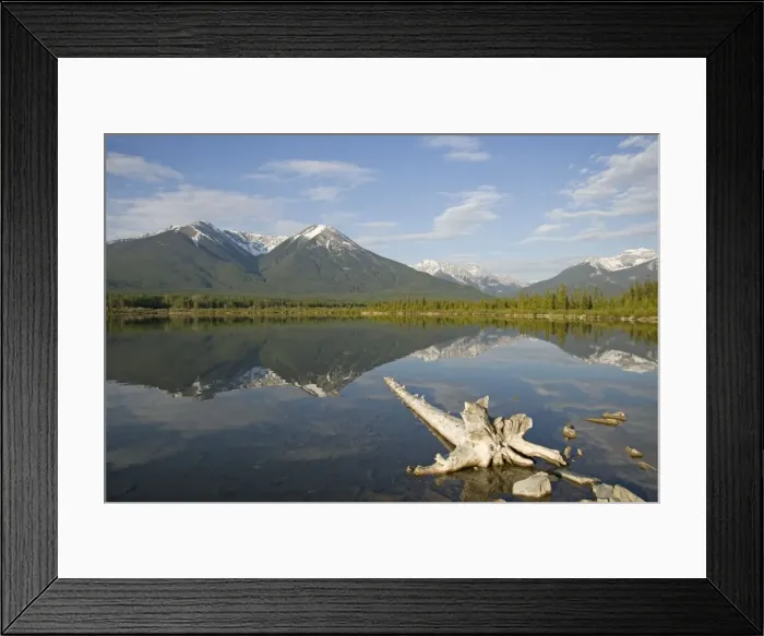 Framed Print : Vermillion Lakes - Banff National Park - Alberta, Canada LA004215 Framed Print : Vermillion Lakes - Banff National Park - Alberta, Canada LA004215
