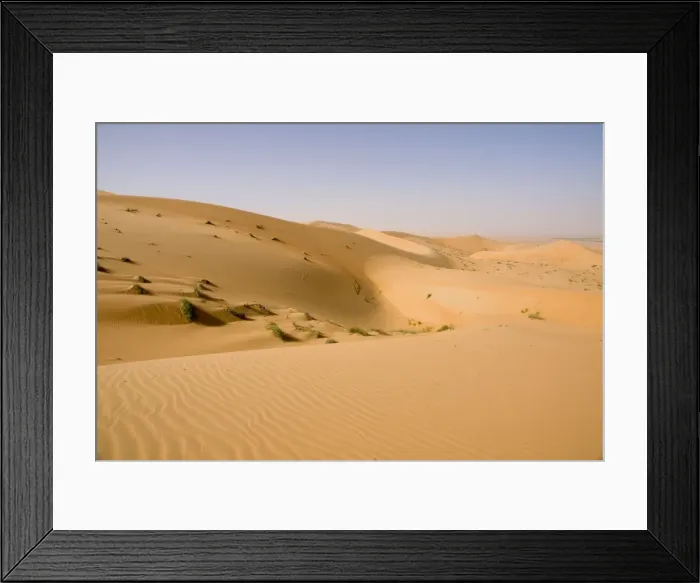Framed Print : Sand dunes - Abu Dhabi - United Arab Emirates Framed Print : Sand dunes - Abu Dhabi - United Arab Emirates