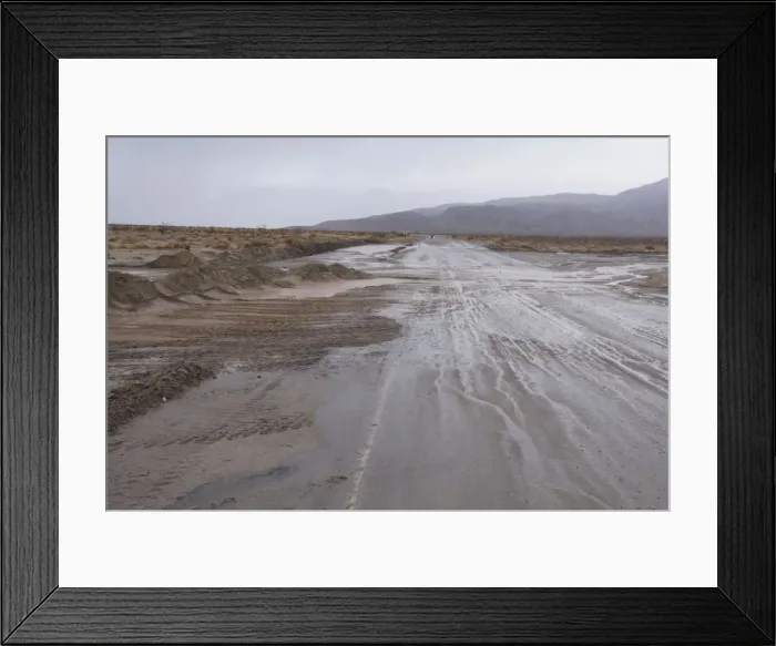 Framed Print : Anza Borrego Desert - flooding after heavy winter rains. January in Borrego Springs, California, USA Framed Print : Anza Borrego Desert - flooding after heavy winter rains. January in Borrego Springs, California, USA