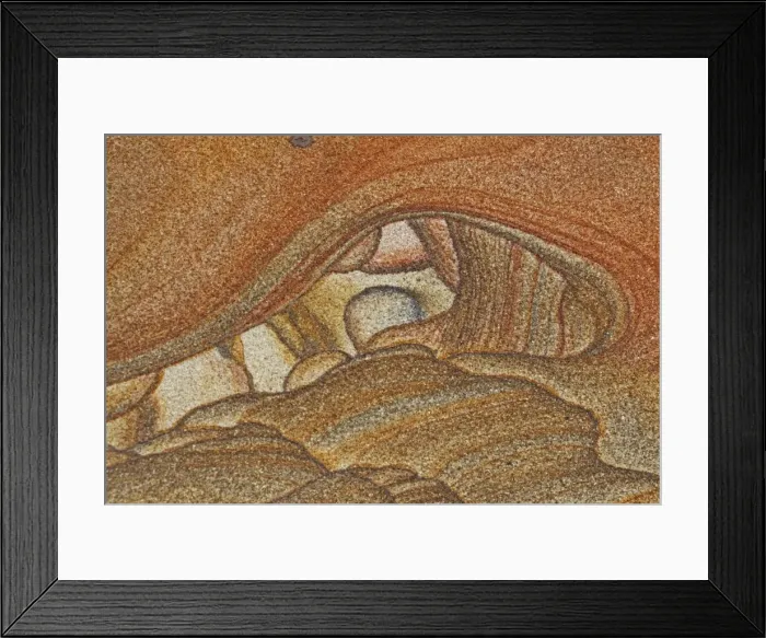 Framed Print : Picture Sandstone Detail - Northern Arizona / Utah - Natural sandstone formed 180 years to 220 million years ago by wind and water as part of the geological formation Shinarump - Colors Framed Print : Picture Sandstone Detail - Northern Arizona / Utah - Natural sandstone formed 180 years to 220 million years ago by wind and water as part of the geological formation Shinarump - Colors