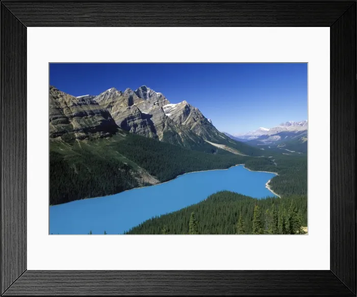 Framed Print : Lake Peyto - Banff National Park - Canada - Alberta Framed Print : Lake Peyto - Banff National Park - Canada - Alberta