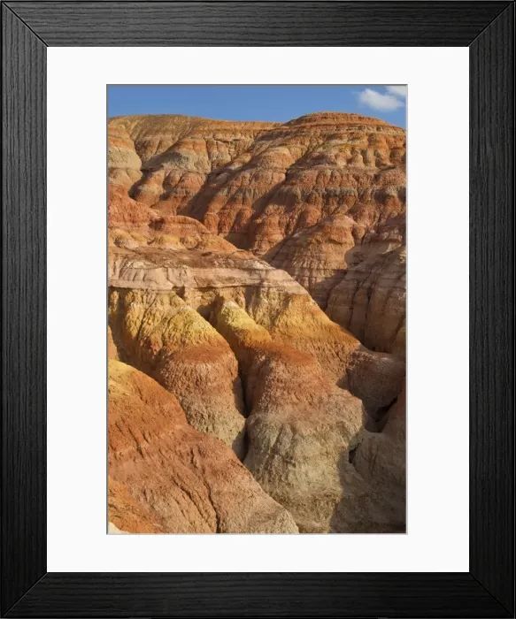 Framed Print : 5 Coloured Mountains - Xinjiang China Framed Print : 5 Coloured Mountains - Xinjiang China