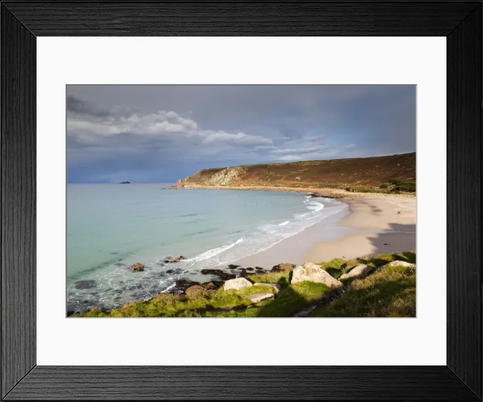 Framed Print : Sennen - beach - Cornwall - UK Framed Print : Sennen - beach - Cornwall - UK