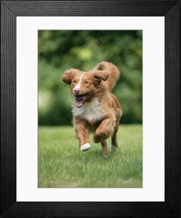 Framed Print : Dog. Nova Scotia Duck Tolling Retriever Framed Print : Dog. Nova Scotia Duck Tolling Retriever