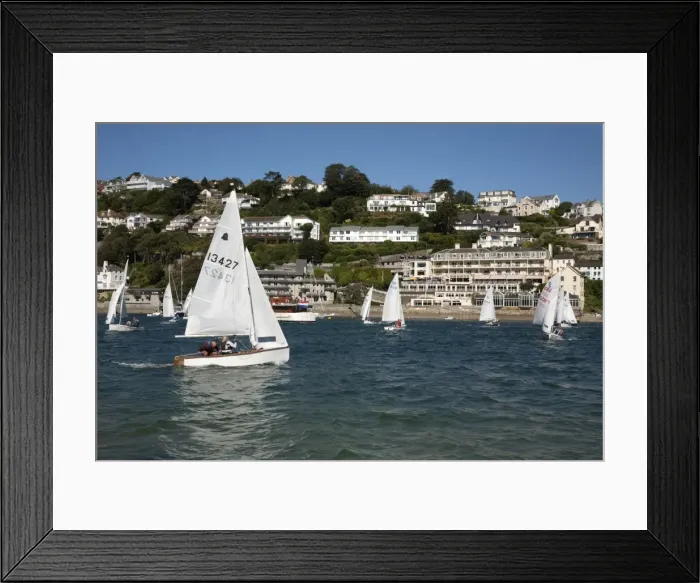 Framed Print : Salcombe - boats on the Kingsbridge Estuary - Devon - UK Framed Print : Salcombe - boats on the Kingsbridge Estuary - Devon - UK