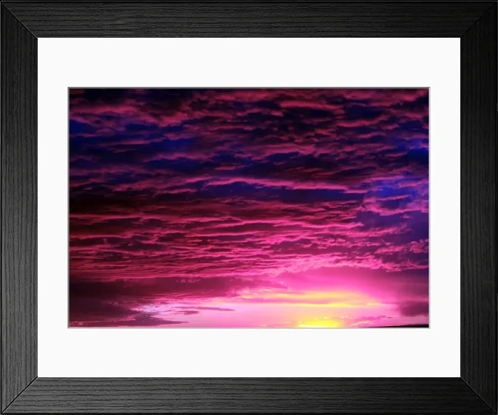 Framed Print : Sunset. Valdes peninsula - Argentina Framed Print : Sunset. Valdes peninsula - Argentina