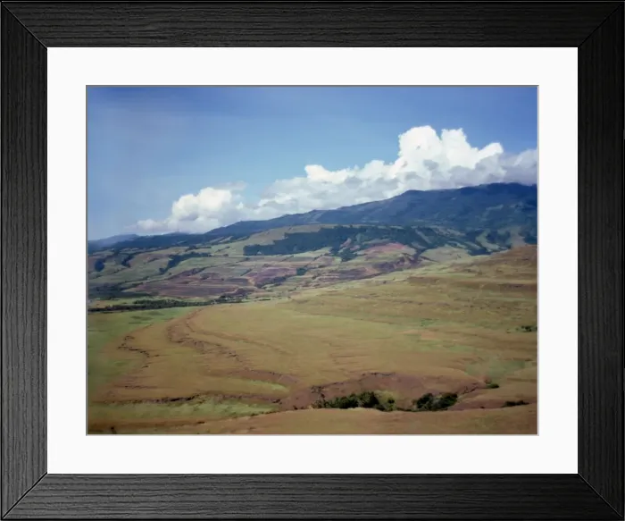 Framed Print : Raised beaches - wave-cut platform / Staircase-like raised coral terraces along the Finschhafen coast (=The Rai Coast) of the Huon Peninsula, on the north coast of Papua New Guinea Framed Print : Raised beaches - wave-cut platform / Staircase-like raised coral terraces along the Finschhafen coast (=The Rai Coast) of the Huon Peninsula, on the north coast of Papua New Guinea