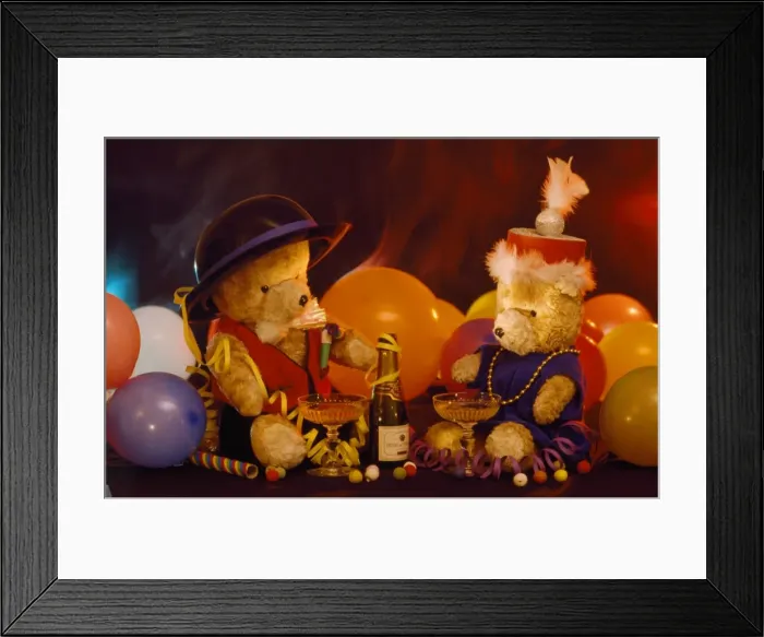 Framed Print : Teddy Bear - celebration Framed Print : Teddy Bear - celebration