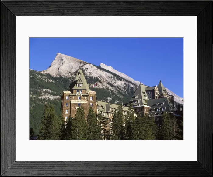 Framed Print : Banff Springs Hotel - Banff National Park - Canada - Alberta Framed Print : Banff Springs Hotel - Banff National Park - Canada - Alberta