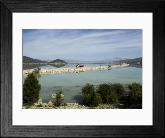 Framed Print : Goltarla nr Elmali - main road leading across the lakes at Goltarla nr Elmali - Southern Turkey - May Framed Print : Goltarla nr Elmali - main road leading across the lakes at Goltarla nr Elmali - Southern Turkey - May