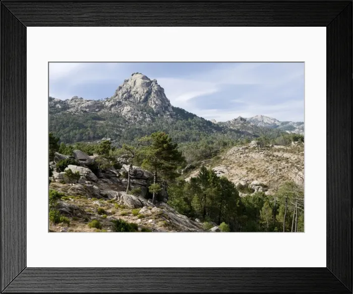 Framed Print : Ospedale Massif and Forest - Corsica Framed Print : Ospedale Massif and Forest - Corsica