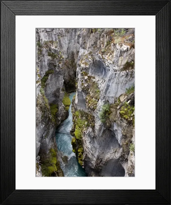 Framed Print : Marble Canyon, glacial meltwater channel, in Kootenay National Park, Rockies, Canada Framed Print : Marble Canyon, glacial meltwater channel, in Kootenay National Park, Rockies, Canada