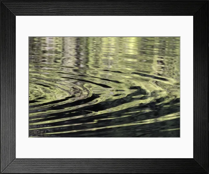 Framed Print : Ripples - on surface of lake - Hessen - Germany Framed Print : Ripples - on surface of lake - Hessen - Germany