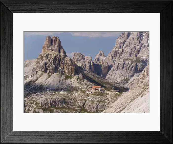 Framed Print : High altitude mountain dolomite landscape on the Tre Cime de Lavaredo, Dolomites, Italy Framed Print : High altitude mountain dolomite landscape on the Tre Cime de Lavaredo, Dolomites, Italy