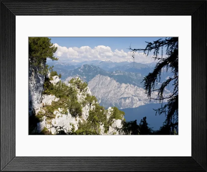 Framed Print : Lake Garda viewed from Monte Baldo, North Italy Framed Print : Lake Garda viewed from Monte Baldo, North Italy