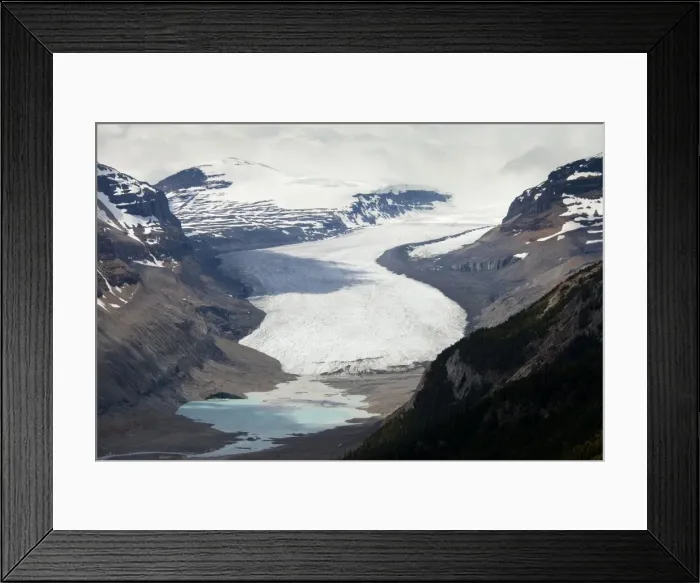 Framed Print : The Saskatchewan Glacier, Columbia Icefield, Banff National Park, Rockies, Canada Framed Print : The Saskatchewan Glacier, Columbia Icefield, Banff National Park, Rockies, Canada