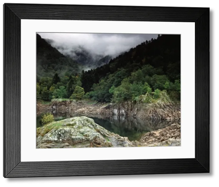 Framed Print : Mountains and Lake - Vosges, France Framed Print : Mountains and Lake - Vosges, France