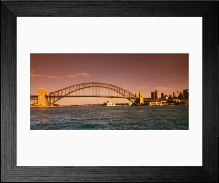 Framed Print : AUSTRALIA - New South Wales, Sydney Harbour bridge and Sydney Op Framed Print : AUSTRALIA - New South Wales, Sydney Harbour bridge and Sydney Op