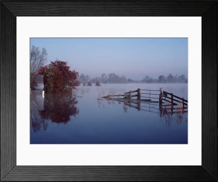 Framed Print : FLOOD - WELNEY WASH Framed Print : FLOOD - WELNEY WASH