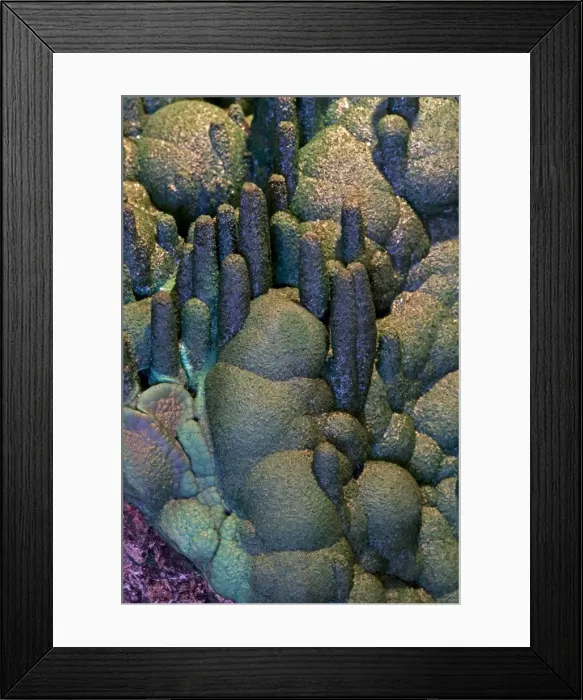 Framed Print : Malachite Stalactites - The Anemones - Star of Congo Mine - Congo Framed Print : Malachite Stalactites - The Anemones - Star of Congo Mine - Congo