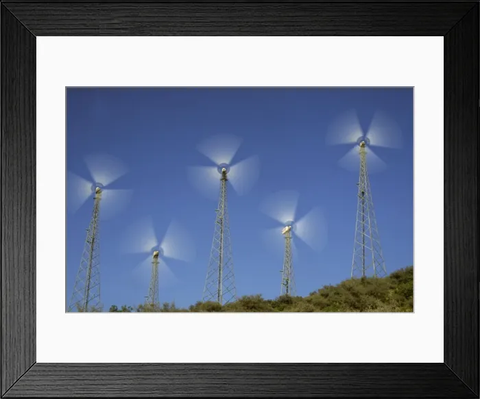 Framed Print : Wind Generators - Near Tarifa Spain Framed Print : Wind Generators - Near Tarifa Spain