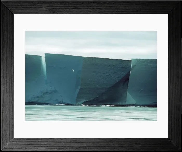 Framed Print : Antarctica Iceshelf, approx 140 high Framed Print : Antarctica Iceshelf, approx 140 high