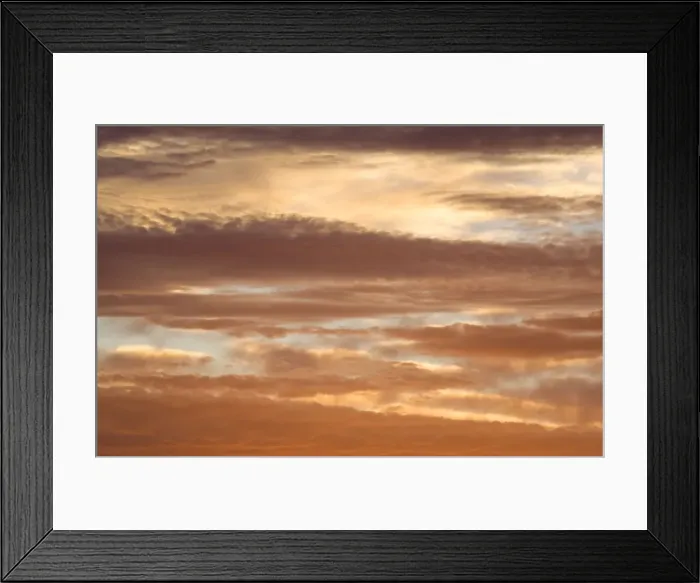 Framed Print : Sunset Clouds Norfolk UK Framed Print : Sunset Clouds Norfolk UK