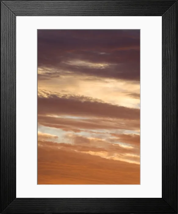 Framed Print : Sunset Clouds Norfolk UK Framed Print : Sunset Clouds Norfolk UK