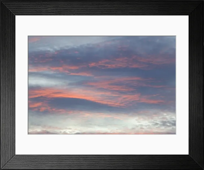 Framed Print : Sunset Clouds Norfolk UK Framed Print : Sunset Clouds Norfolk UK