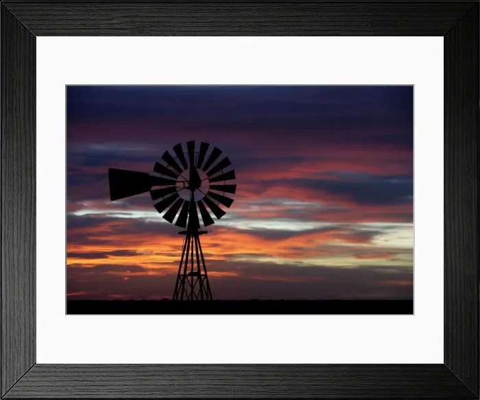 Framed Print : Argentina, Patagonia, Province Chubut Windmill on the steppe, at sunset. Valdes Peninsula Framed Print : Argentina, Patagonia, Province Chubut Windmill on the steppe, at sunset. Valdes Peninsula