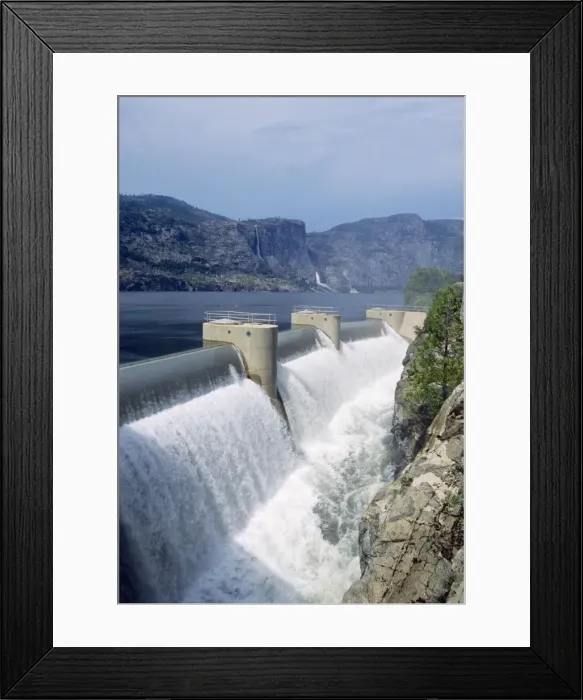 Framed Print : O'Shaughnessy Dam Hetch Hetchy valley, Yosemite National Park, California, USA Framed Print : O'Shaughnessy Dam Hetch Hetchy valley, Yosemite National Park, California, USA